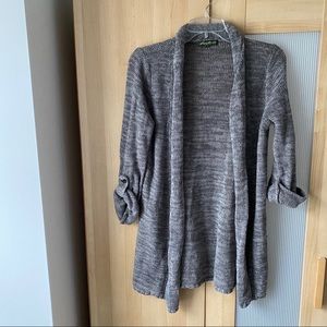 Eddie Bauer open front cardigan sweater - size S